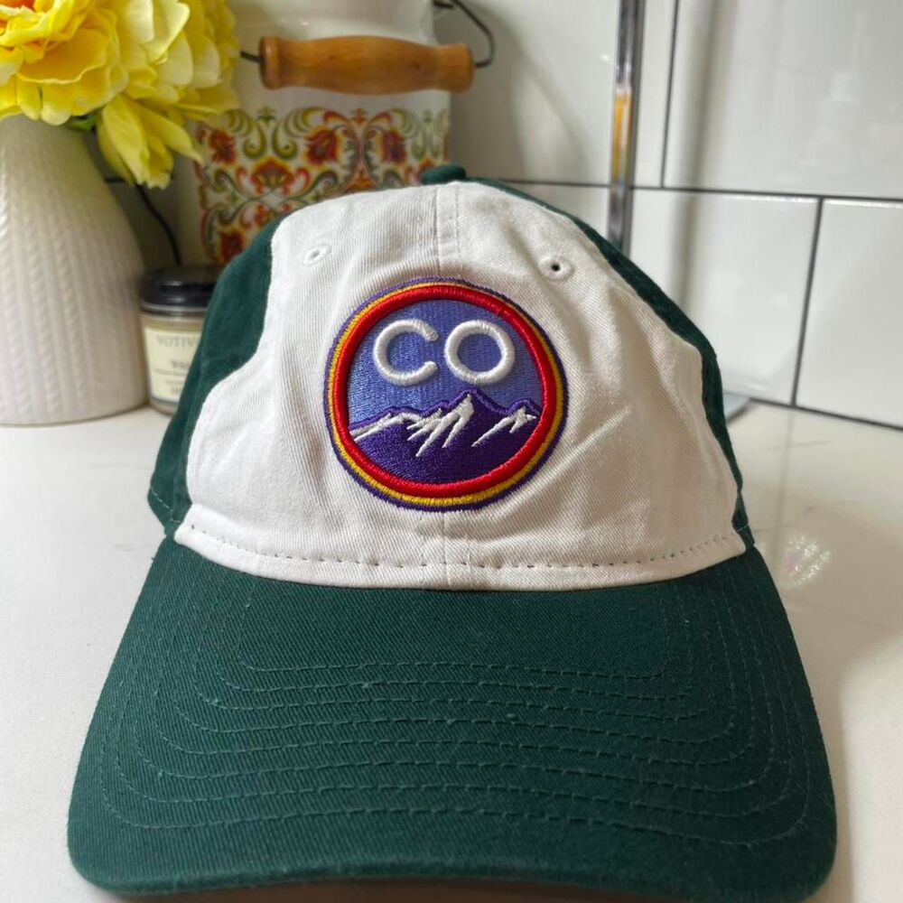 New-era Men's Green and White Hat